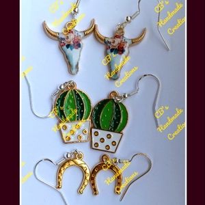 Cow Head Earrings